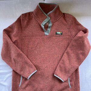 L.L. Bean 1/4 snap pullover with pockets (Size M Medium)